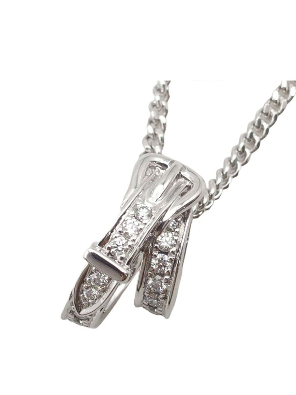 Hermes Etriviere Necklace White Gold 18k Diamond